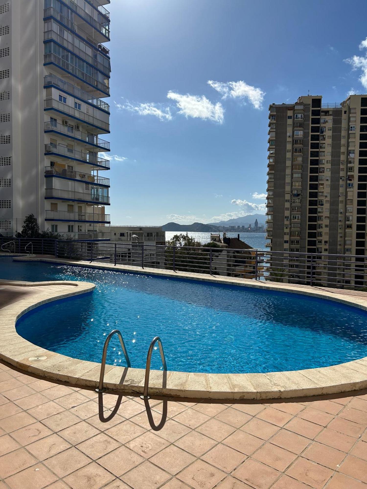 Apartamento Con Preciosas Vistas Y Piscina Benidorm Eksteriør billede